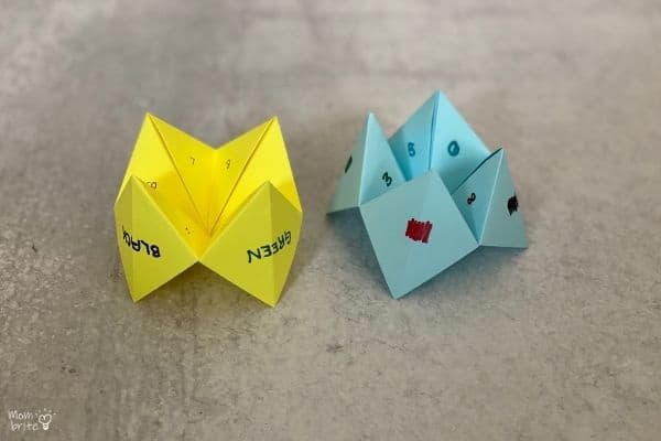 How to Make a Paper Fortune Tellers