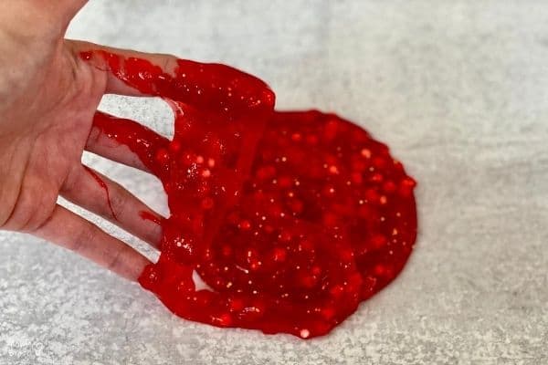 Red Blood Model Slime Fingers