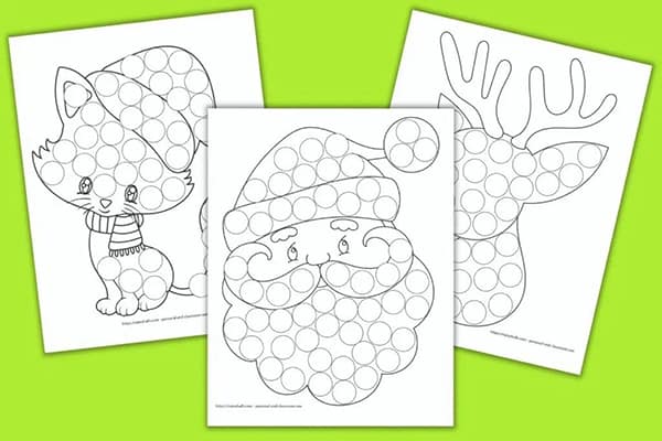 Christmas Dot Marker Printables