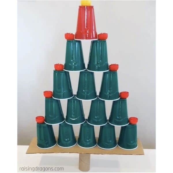 Christmas Tree Stacking Challenge