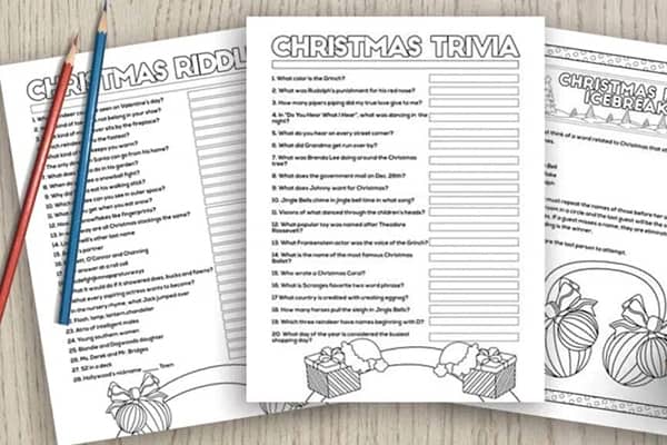 Christmas Trivia and Party Games