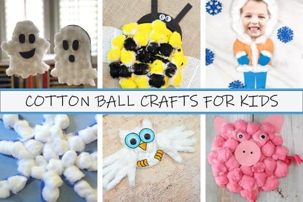 bus Dodelijk Speels 20 Creative Cotton Ball Crafts for Kids | Mombrite