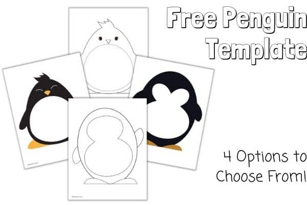 Cotton Ball Penguin Craft Free Penguin Printable Mombrite