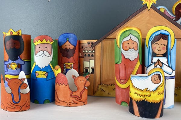 DIY Printable Nativity for Kids