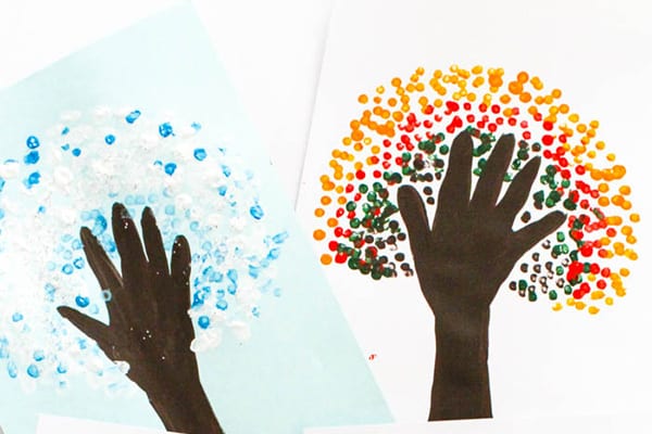 Four Seasons Handprint Tree