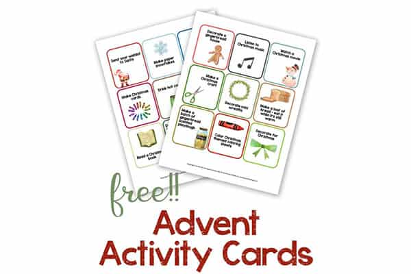 Free Advent Activity Cards