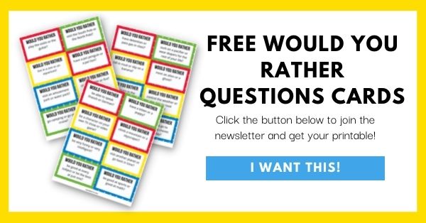 Free Would You Rather Questions Cards Email List Opt-In