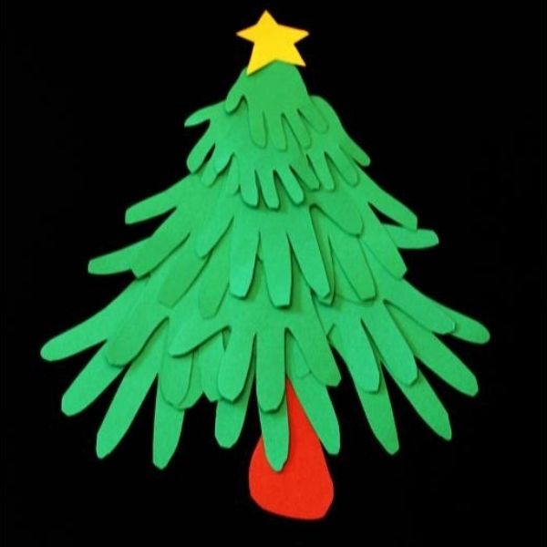 Handprint Christmas Craft Image