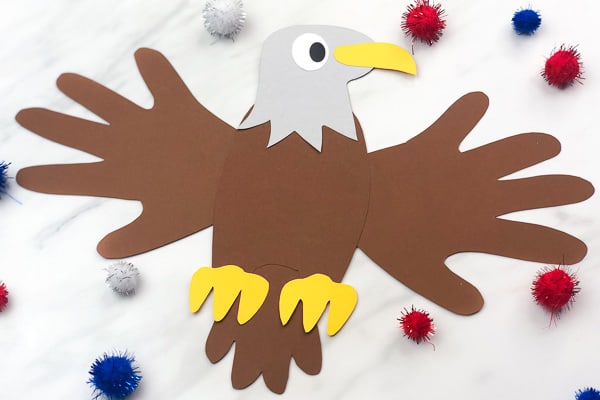 Handprint Eagle Craft