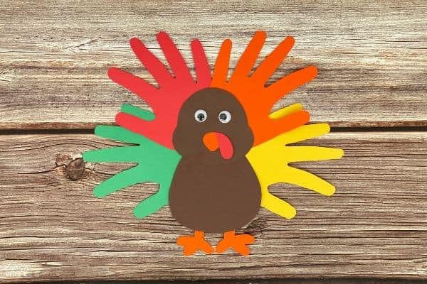 Turkey handprint craft discount