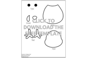 How to Make Turkey Handprint Craft for Kids [Free Template] | Mombrite