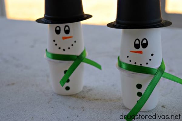 K-Cup Snowman Craft