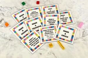 LEGO 2D Task Cards Cards