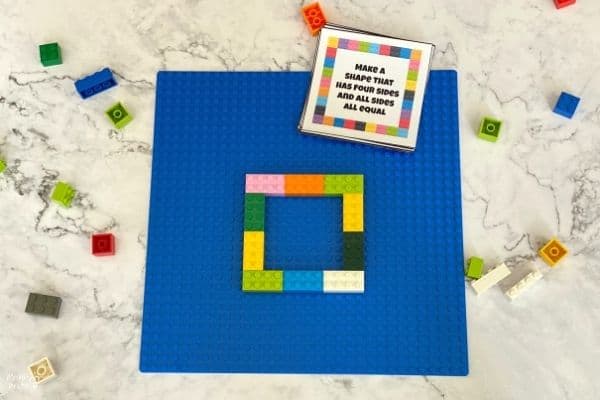 LEGO 2D Task Cards Square