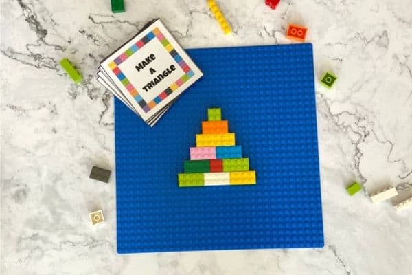 LEGO 2D Task Cards Triangle