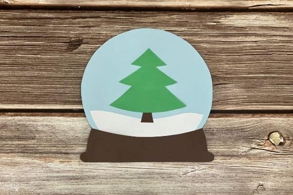 Paper Snow Globe Base