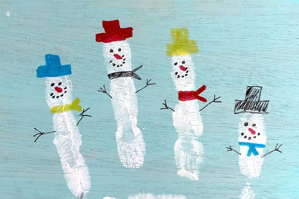 The Simplest Snowman Craft for First Graders - Foxwell Forest