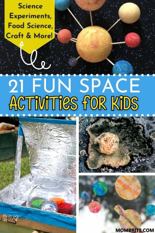 Space Activities for Kids Pin