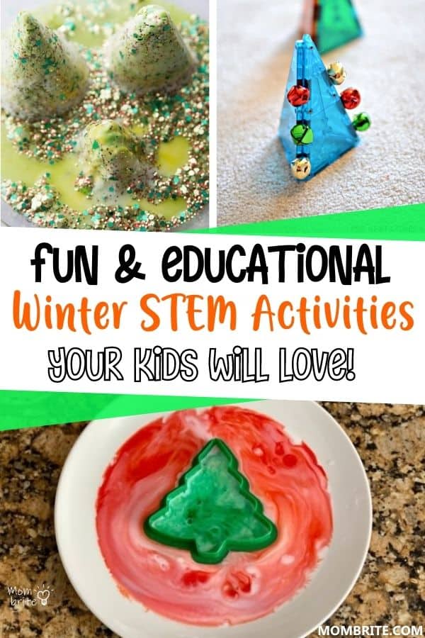 Winter STEM Activities for Kids Pin