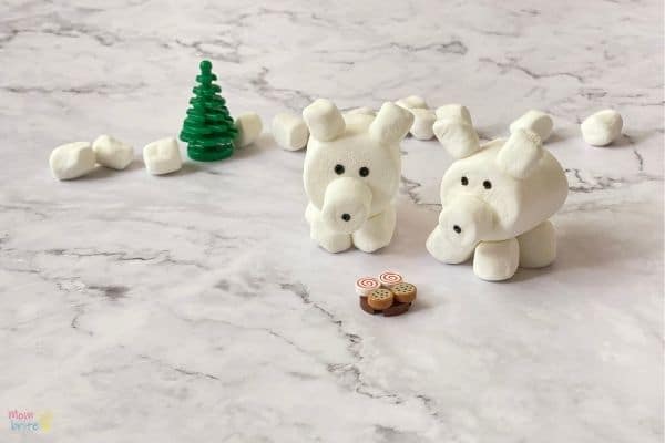 3D Marshmallow Polar Bear Craft (5)