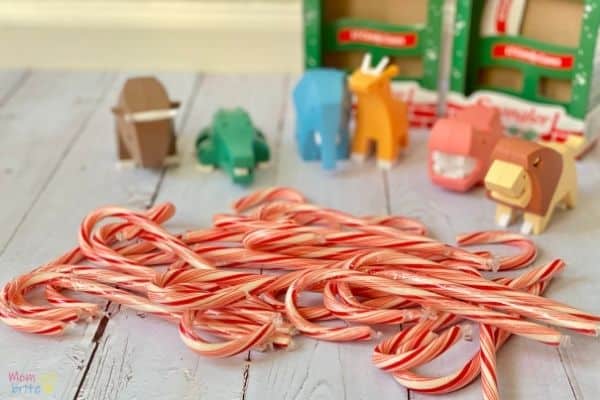 Candy Cane Bridge Challenge Materials