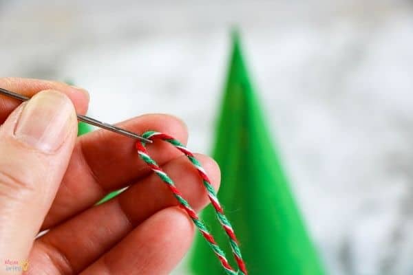 Christmas Tree Cone Ornament Process (1)