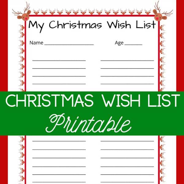 Christmas Wish List