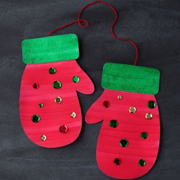 Colorful Mitten Craft Image