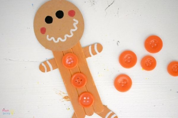 Craft Stick Gingerbread Man (10)