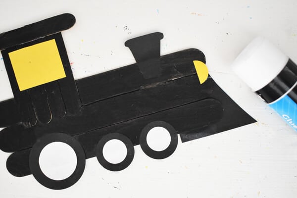 Craft Stick Polar Express Template