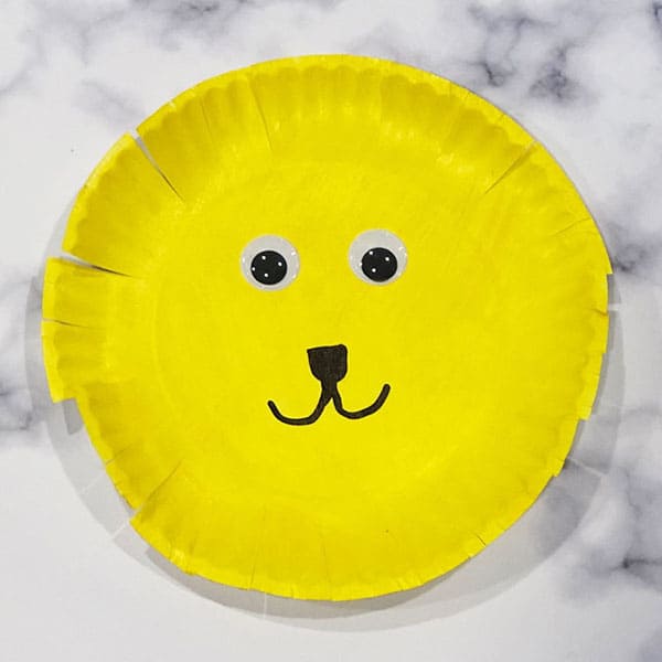 Daniel the Lion Paper Plate Craft