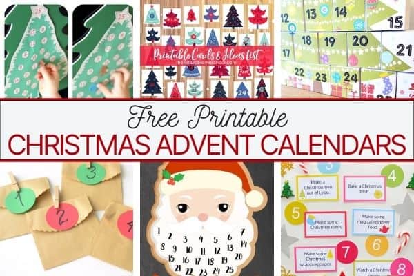 Free Printable Christmas Advent Calendar for 2023