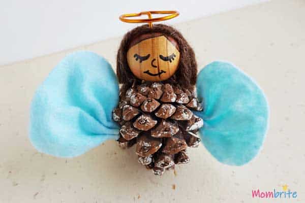 Hand made Pinecone Angel