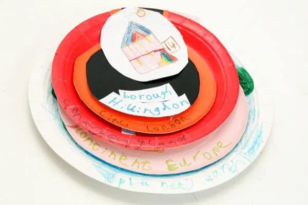 My World Paper Plate Craft