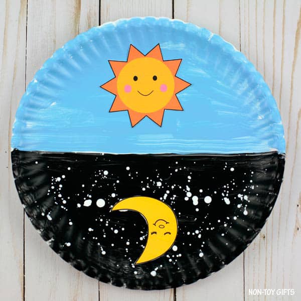 Handcraft Colorful Paper Plate Painting Creative Diy Paste - Temu