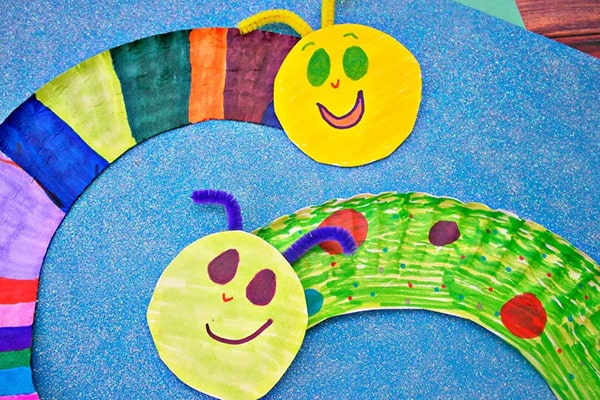 Paper Plate Caterpillars