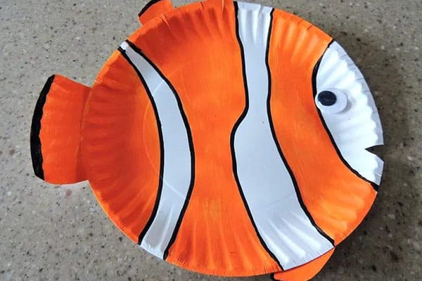 Paper Plate Fish Craft