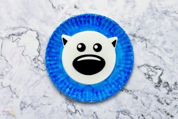 Paper Plate Polar Bear Craft