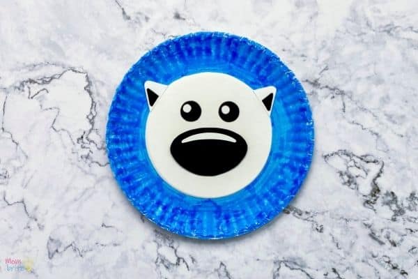 Polar Bear Paper Plate Craft - Little Bins for Little Hands