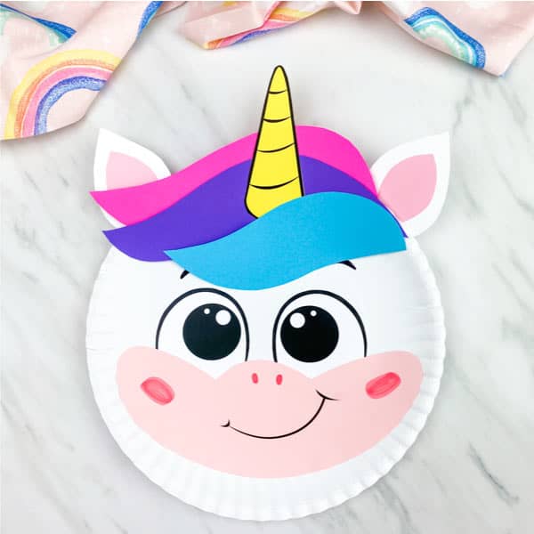 Paper Plate Unicorn