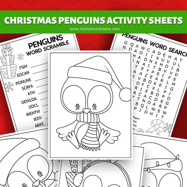 Penguin Activity Sheets