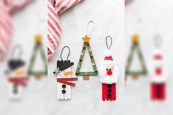 Popsicle Stick Christmas Craft