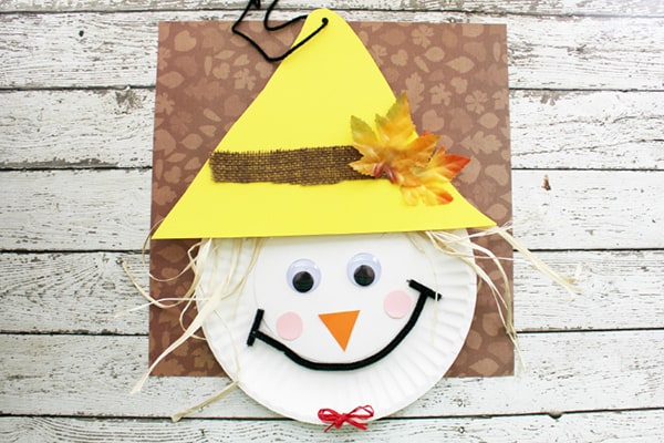 Scarecrow Paper Plate