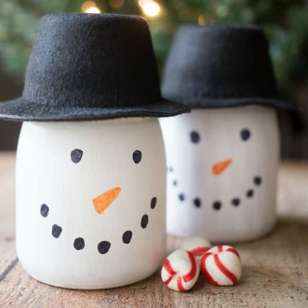 Snowman Gift Jars