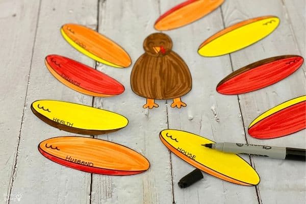 Thankful Turkey Coloring Craft (4)