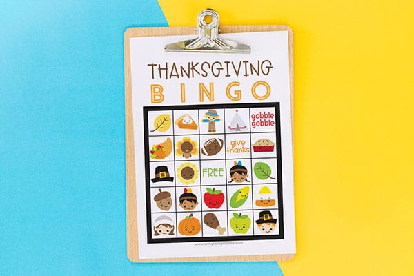 Thanksgiving Bingo