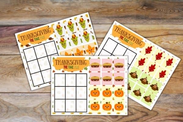 Thanksgiving Tic Tac Toe