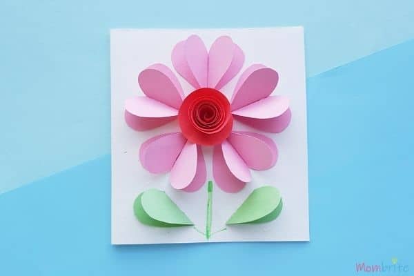 3D-Heart-Flower-Card-Flower