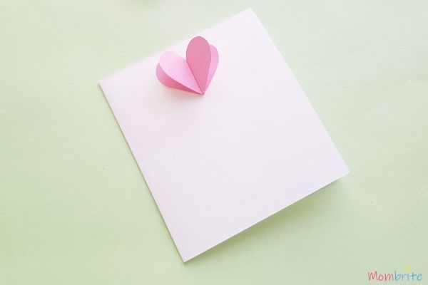 3D Heart Flower Card Flower Petals