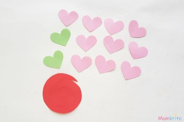 3D Heart Flower Card Patterns